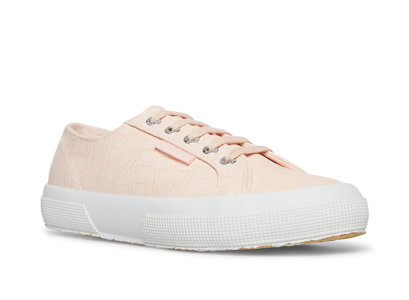 Superga Sneakers Womens - 2750 Syntcrocodilew - Pink - JSOCP7604